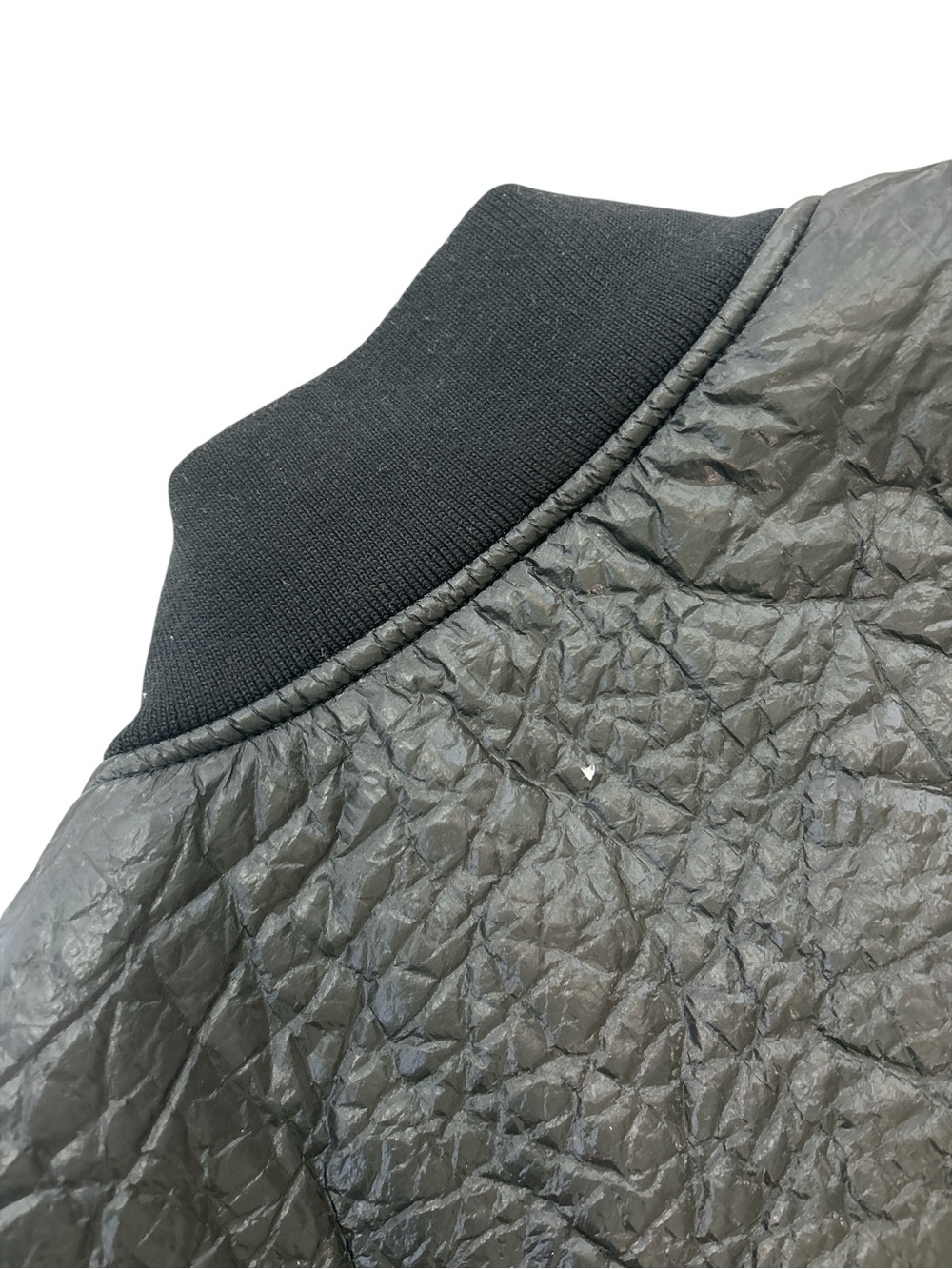 Jordan Black Quilted Bomber Jacket - Picture 7 of 9